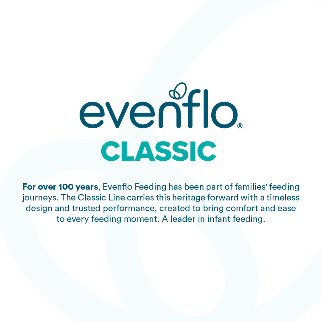 Evenflo Classic Bpa-Free Glass Twist Baby Bottles, Clear, 4 Oz, Pack of 6