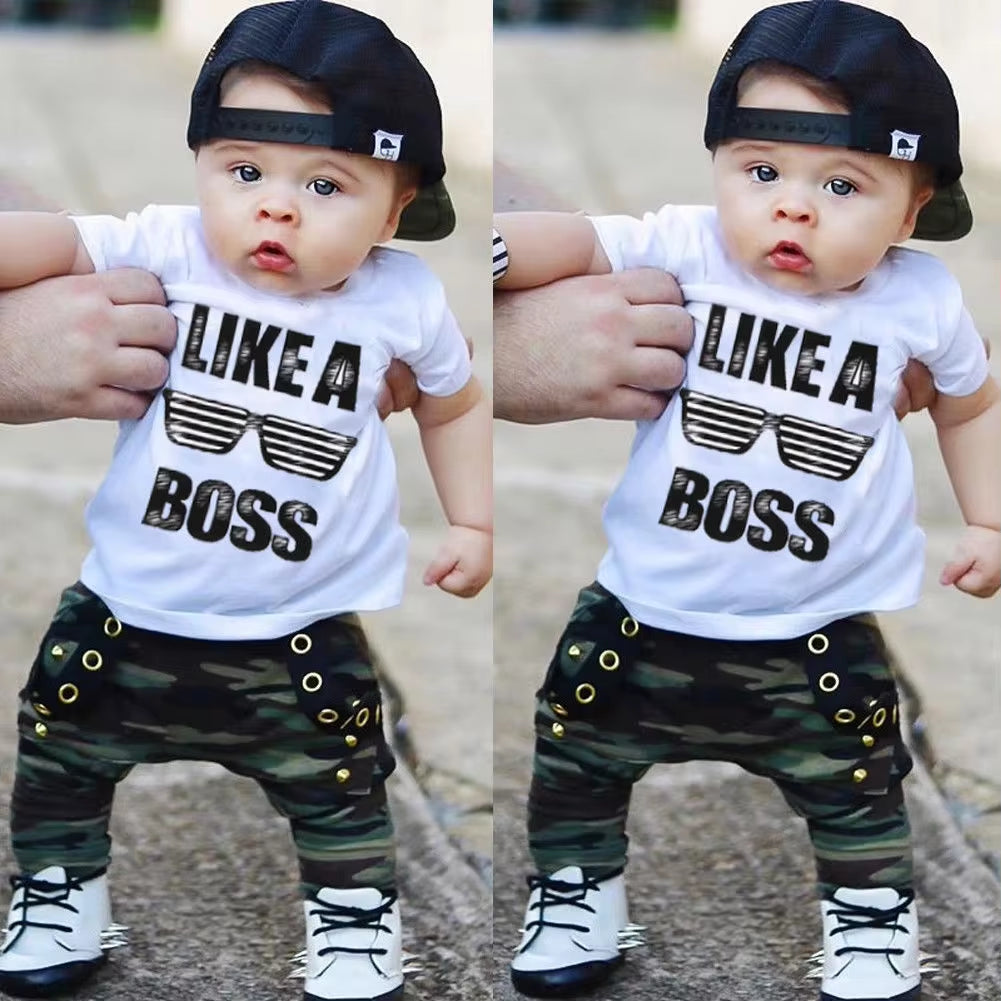 0-3Y Top & Pants Outfits Clothing Set