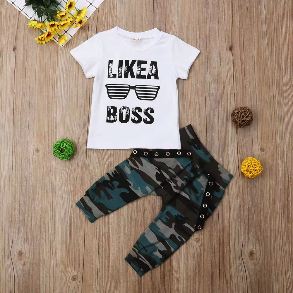 0-3Y Top & Pants Outfits Clothing Set