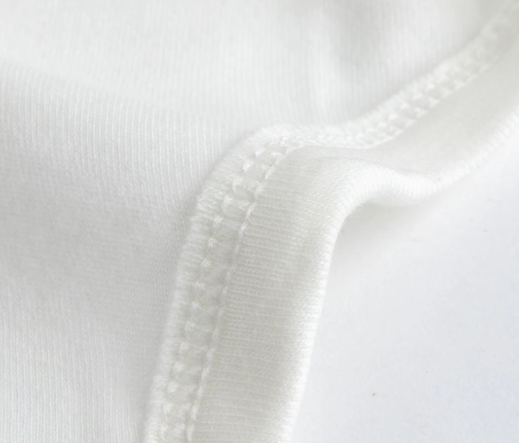 5PCS/LOT Newborn Baby Clothing 2024 Summer Sleeveless Baby Boy Girl Clothes Cotton White Color Baby Bodysuit Vest Baby Romper