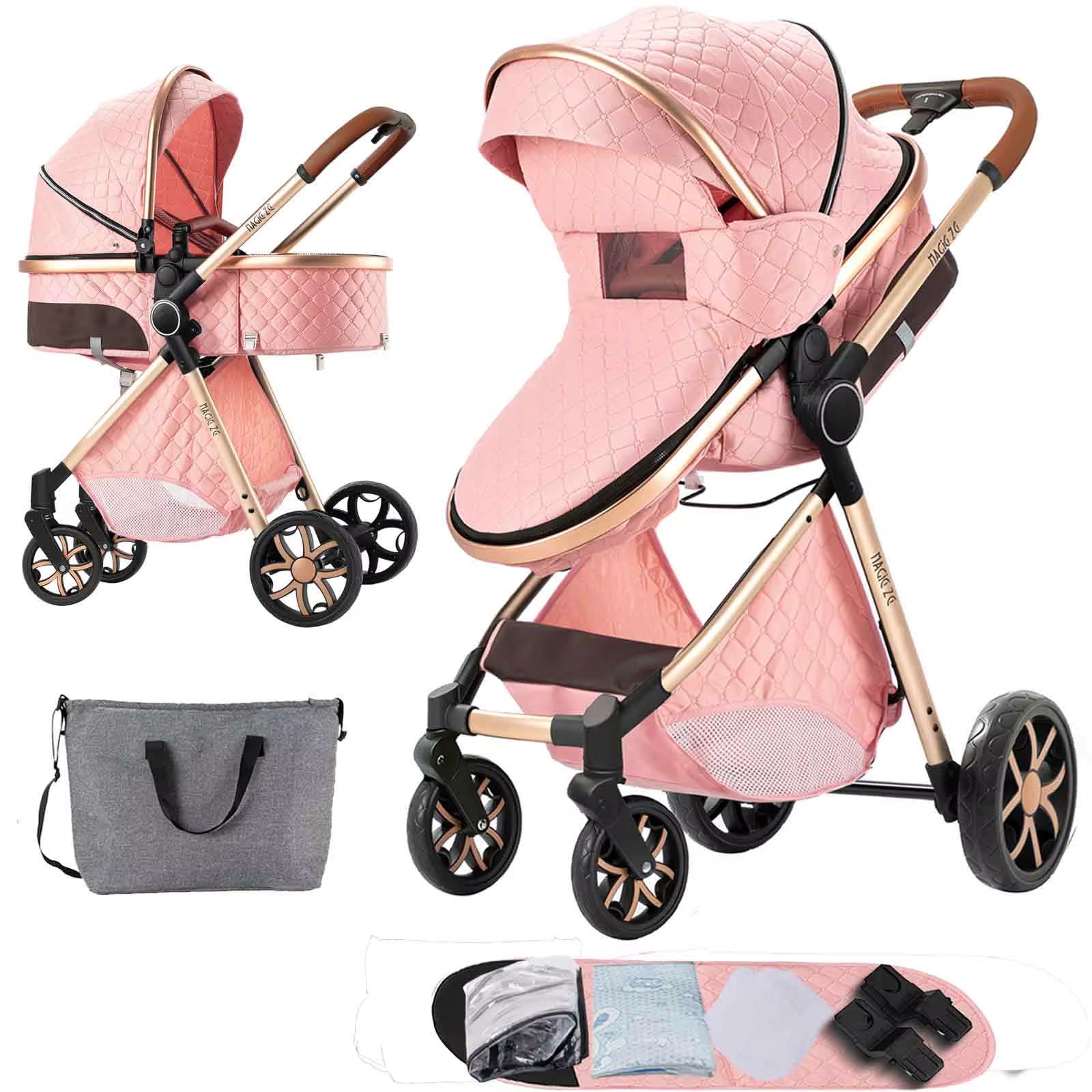 Stroller,Baby Stroller,Baby Accessories,Stroller 2 in 1,Newborn Items,Baby Cart,Baby Carriage,Baby Strollers with Four Wheels