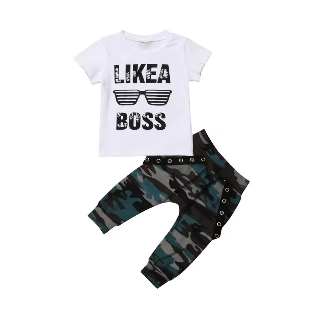 0-3Y Top & Pants Outfits Clothing Set