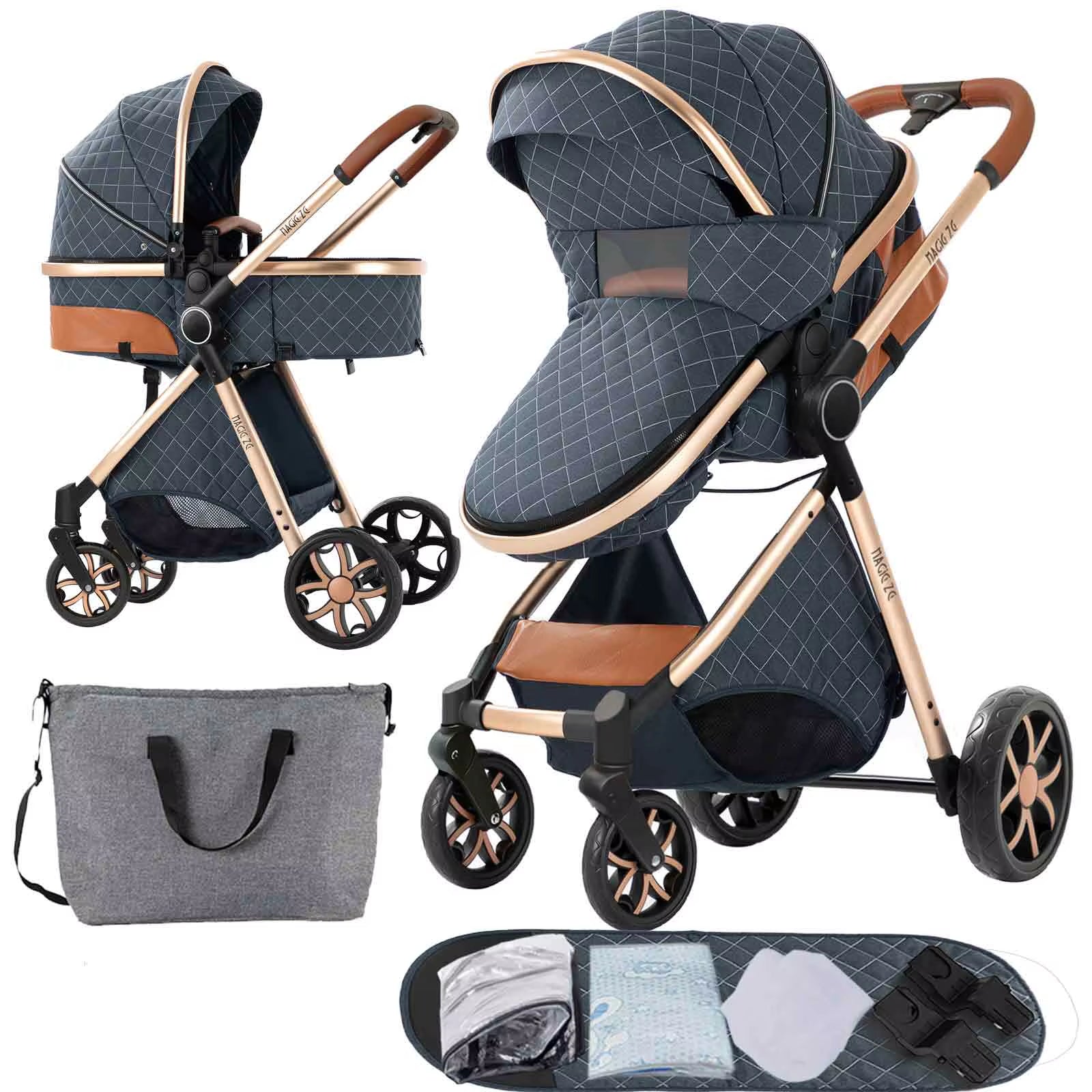 Stroller,Baby Stroller,Baby Accessories,Stroller 2 in 1,Newborn Items,Baby Cart,Baby Carriage,Baby Strollers with Four Wheels