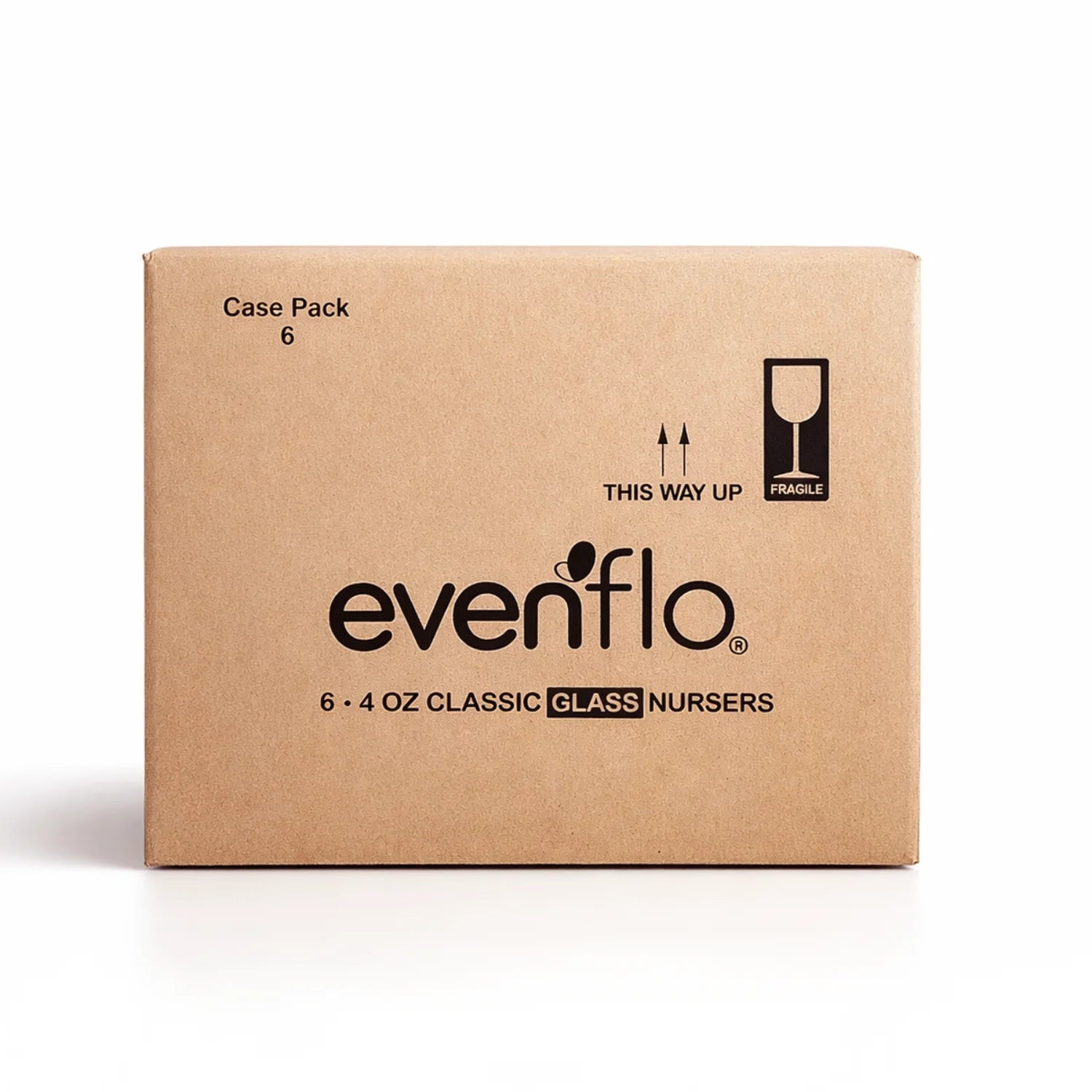 Evenflo Classic Bpa-Free Glass Twist Baby Bottles, Clear, 4 Oz, Pack of 6