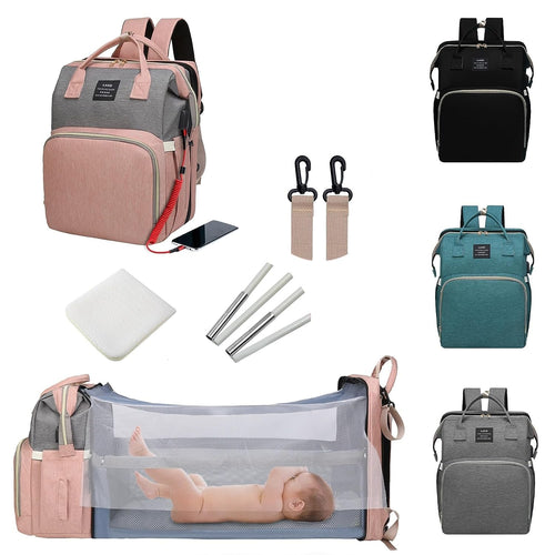 3-in-1 Diaper Bag with Changing Station