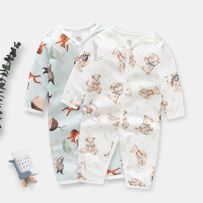 Spring and Autumn Baby Rompers Baby Bodysuit Baby Clothes