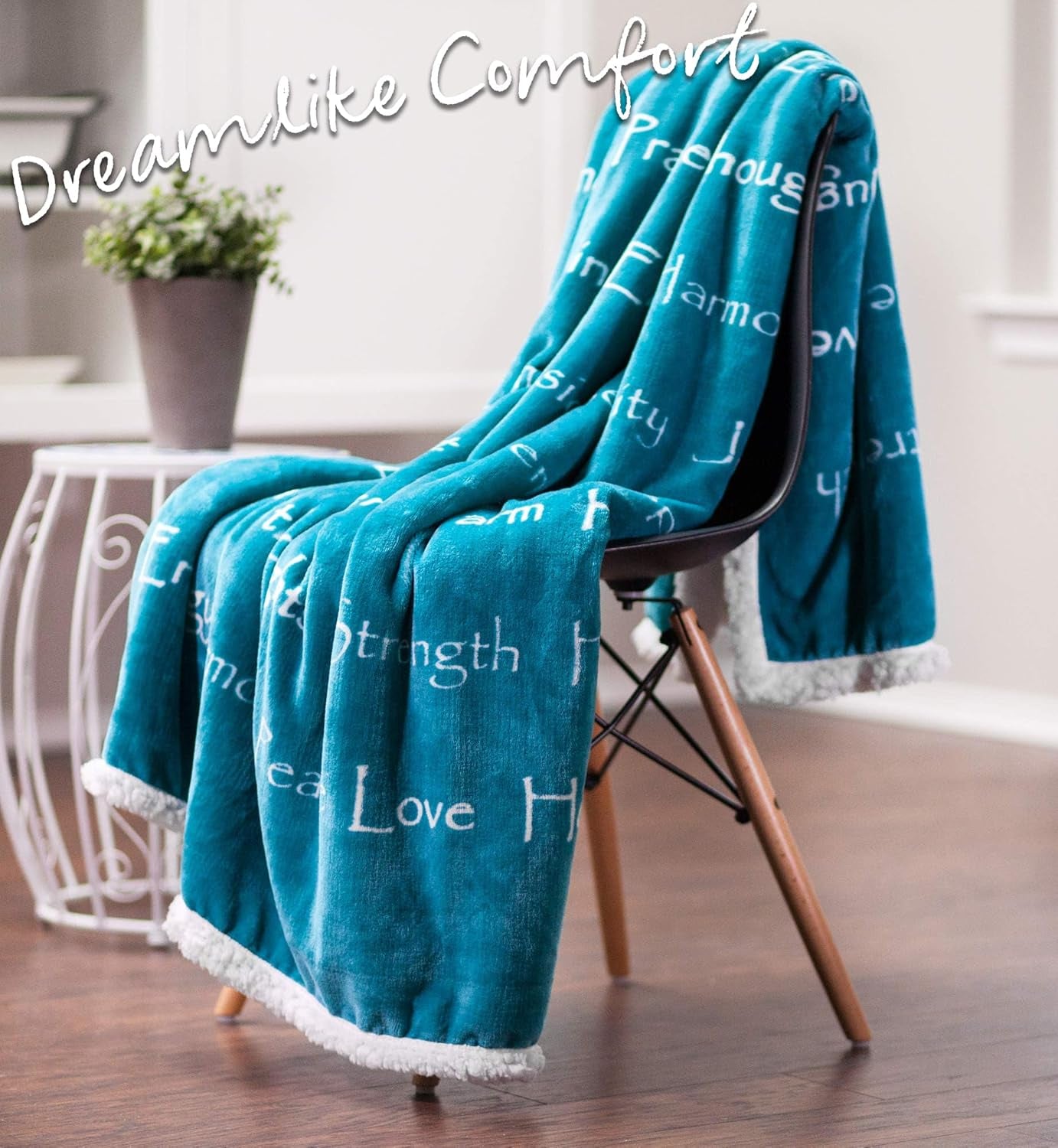 Caring Gift Blanket great for Positive Energy Love Support Comfort Strength