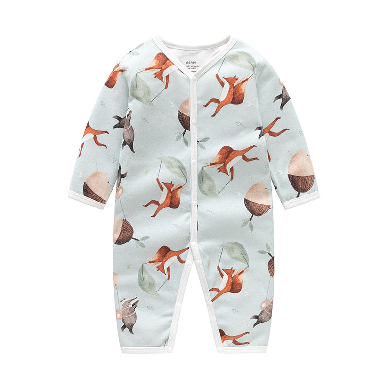 Spring and Autumn Baby Rompers Baby Bodysuit Baby Clothes